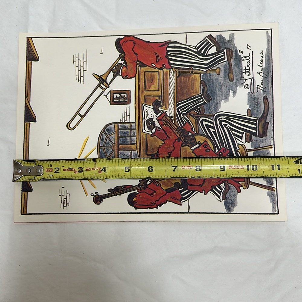 New Orleans Jazz Band lithograph - Picture 5 of 6